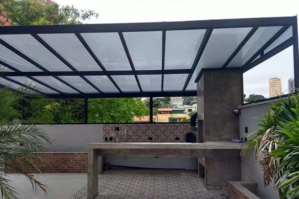 Coberturas em policarbonato no Ibirapuera